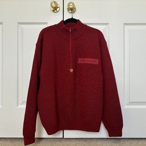 Patagonia 100% Lambswool Men's Sweater  1/4 Zip